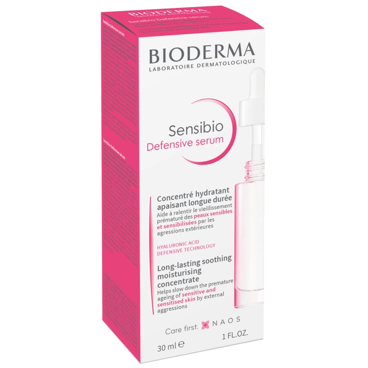 Bioderma, Sensibio, Defensive Serum, Soothing Moisturizing Concentrate - 30 Ml (Larawan 1 ng 3)