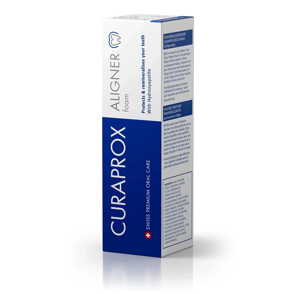Curaprox, Aligner Foam Protects Teeth - 40 Ml (Image 1 of 2)