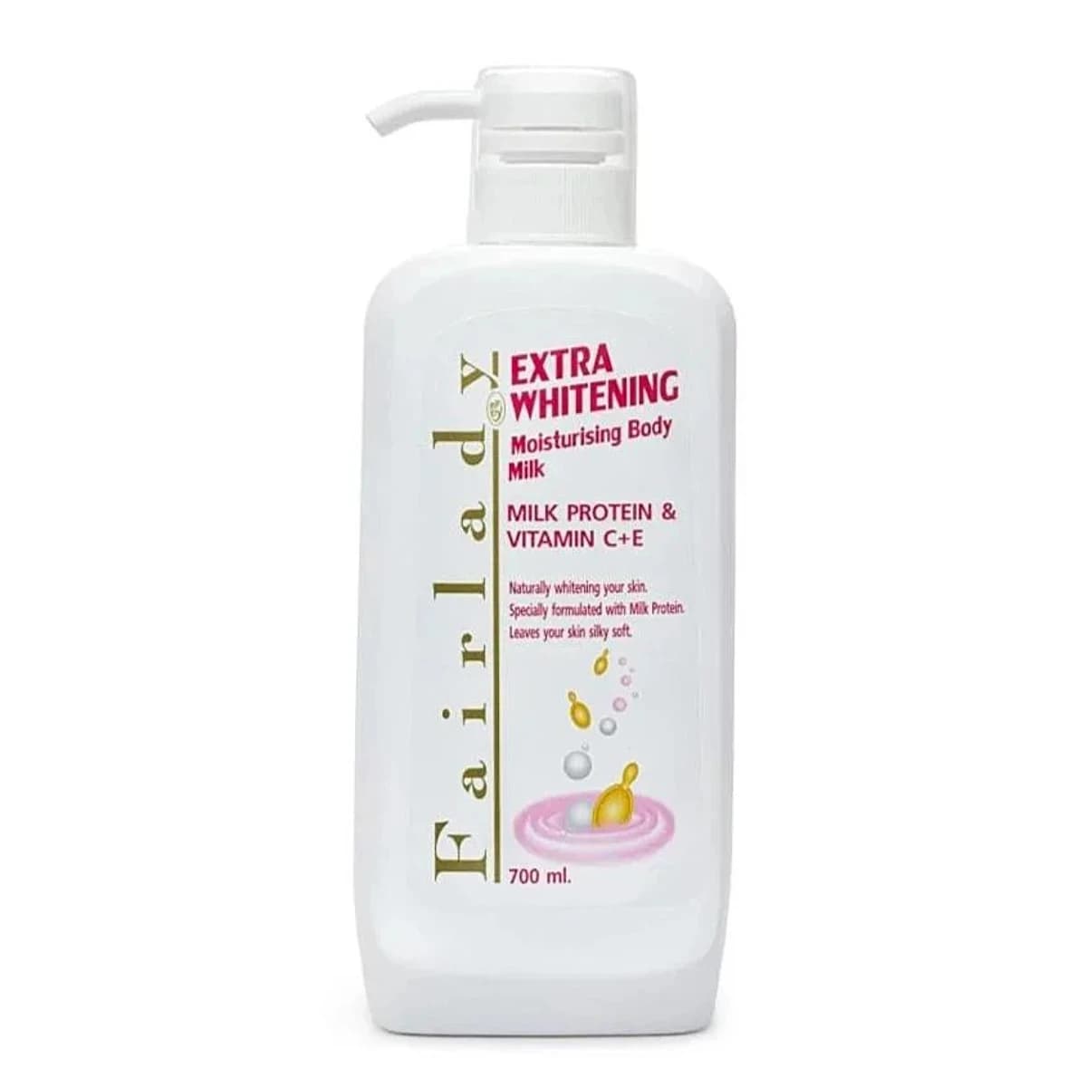 Fair Lady, Lotion, Extra Whitening, Moisturizing Body Milk - 700 Ml (Larawan 1 ng 2)