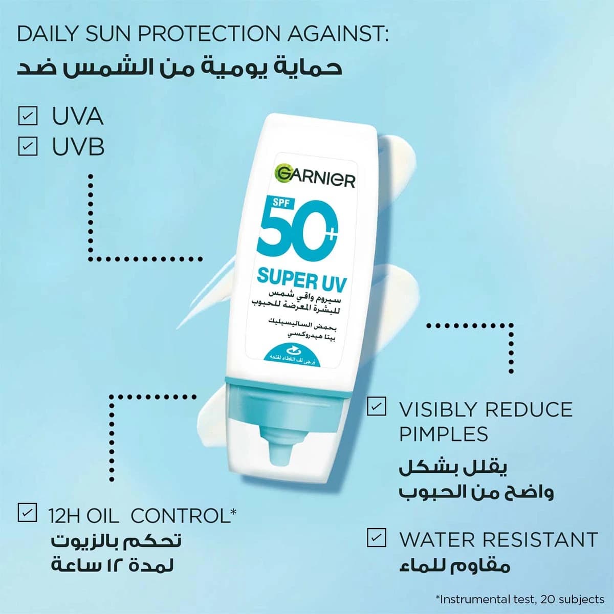 Garnier, Serum, Super UV, Acne Sunscreen - 30 Ml (Larawan 1 ng 3)