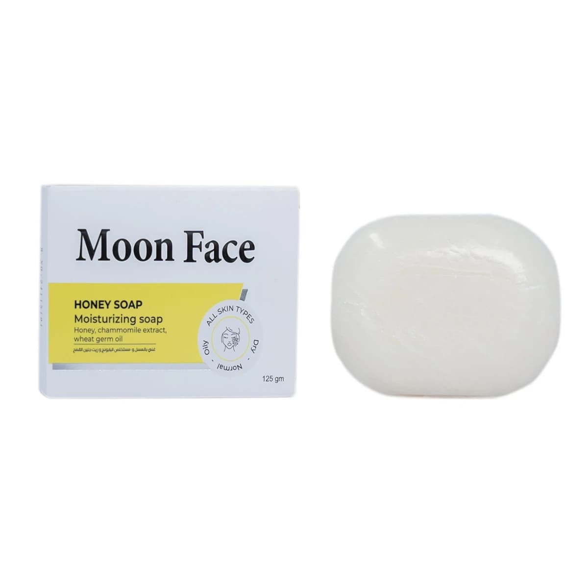Moon Face, Honey Soap, Moisturizing Care - 125 Gm (Larawan 1 ng 2)