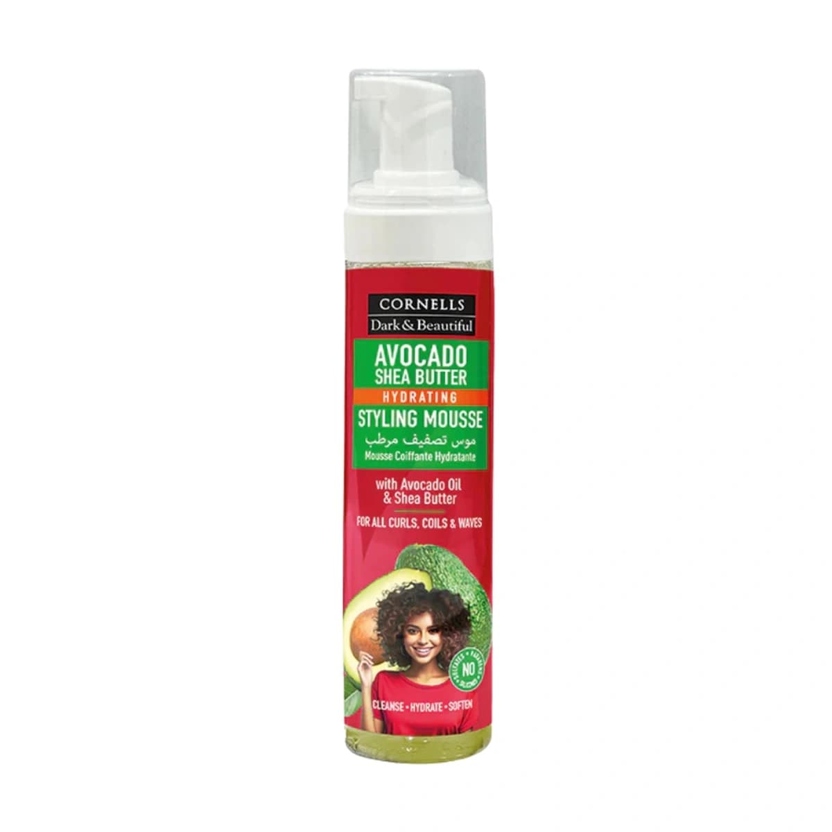 Cornells, Dark&​​Beautiful, Hair Styling Mousse - 250 Ml (Image 1 of 1)