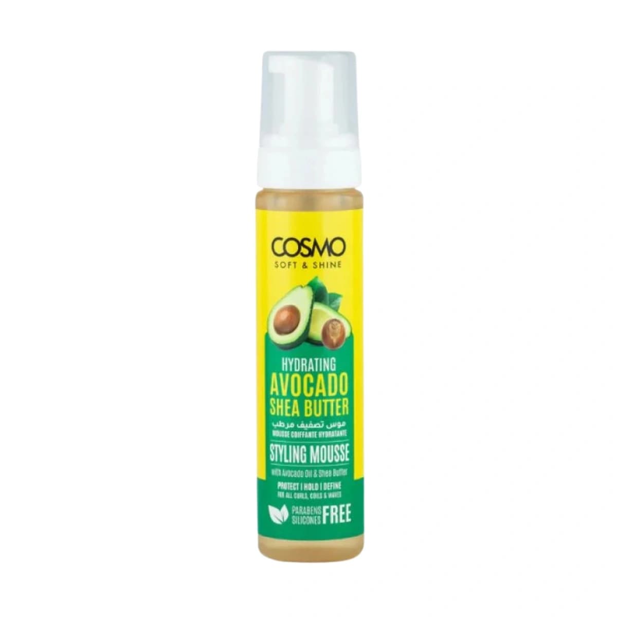 Cosmo, Soft&Shine, Styling Mousse, Avocado & Shea - 250 Ml (Image 1 of 1)