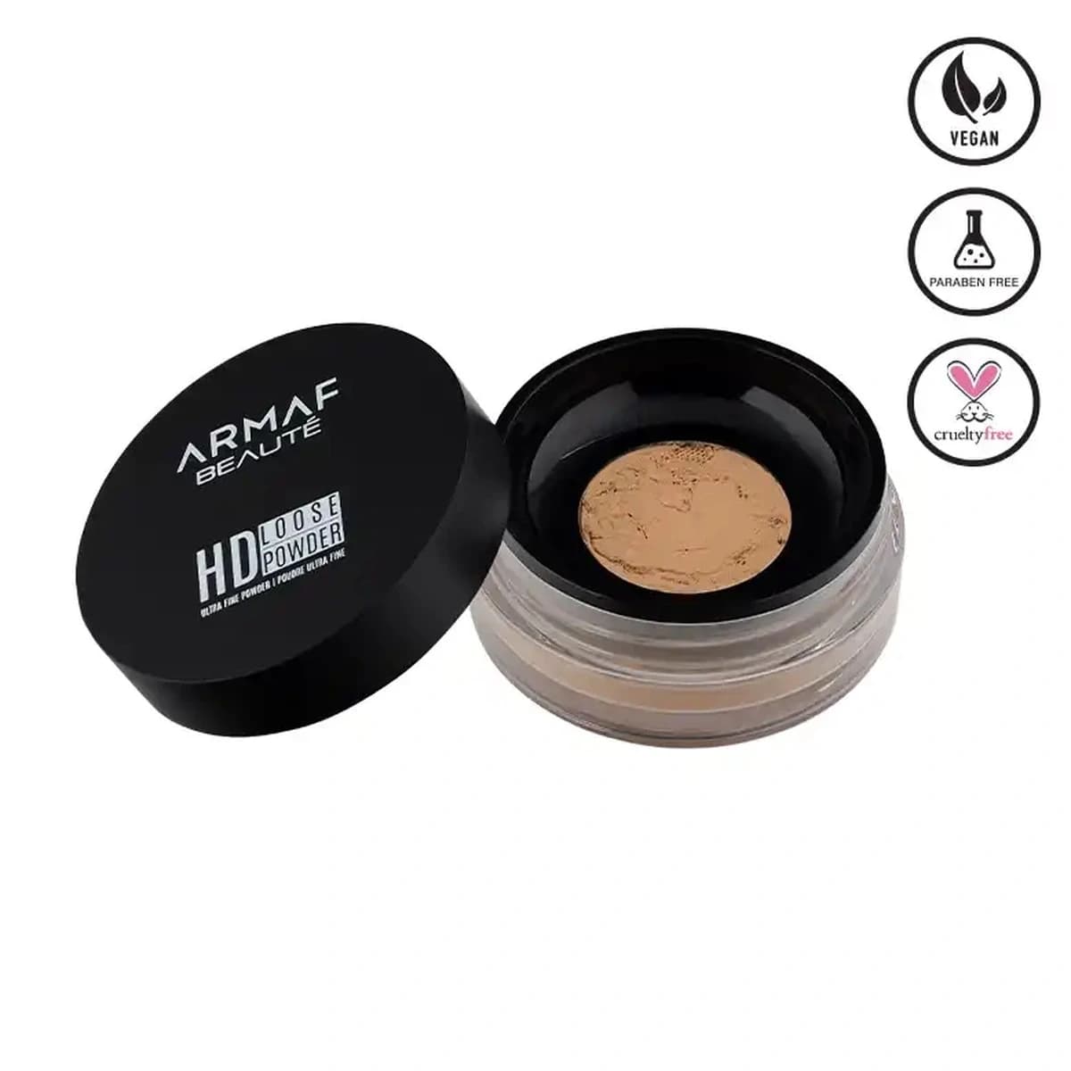 Armaf Beaute, Loose Powder, Hd, Dark - 9 Gm (Larawan 1 ng 2)