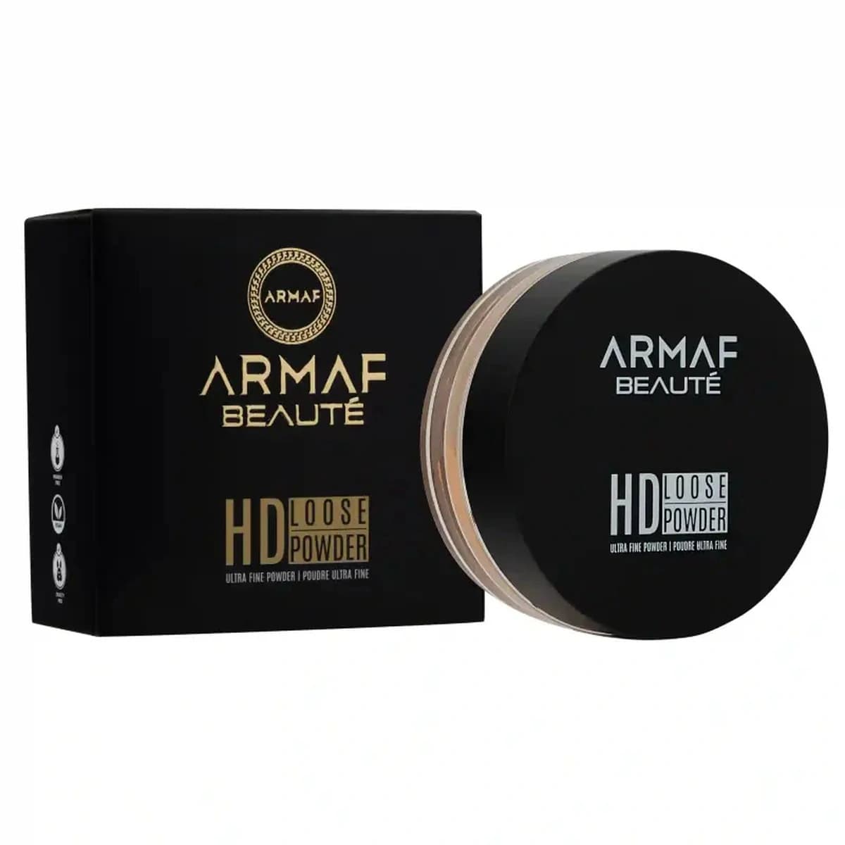 Armaf Beaute, Loose Powder, Hd, Dark - 9 Gm (Larawan 2 ng 2)