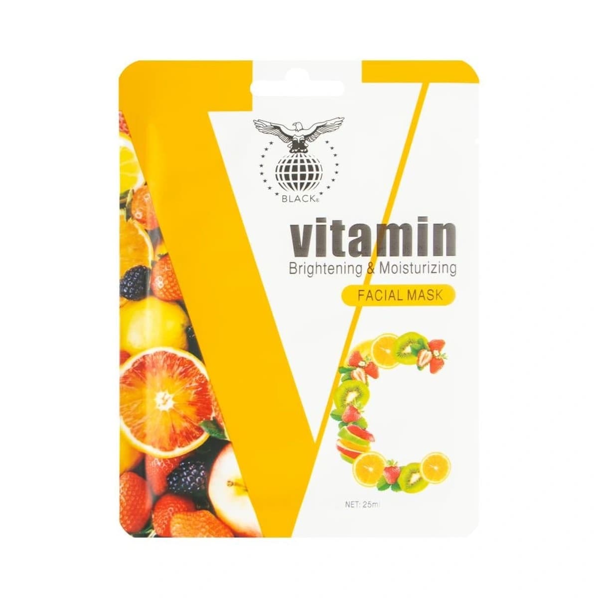 Black Face Mask, Vitamin C - 1 Pcs (Image 1 of 1)