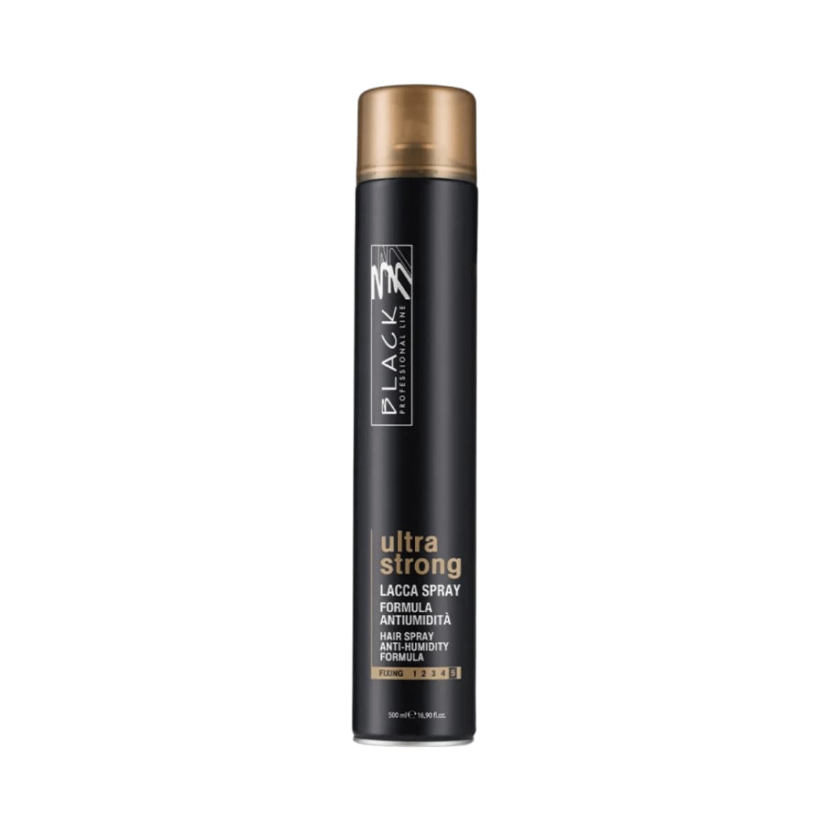 Black, Ultra Strong, Hair Spray - 500Ml (Image 2 of 2)