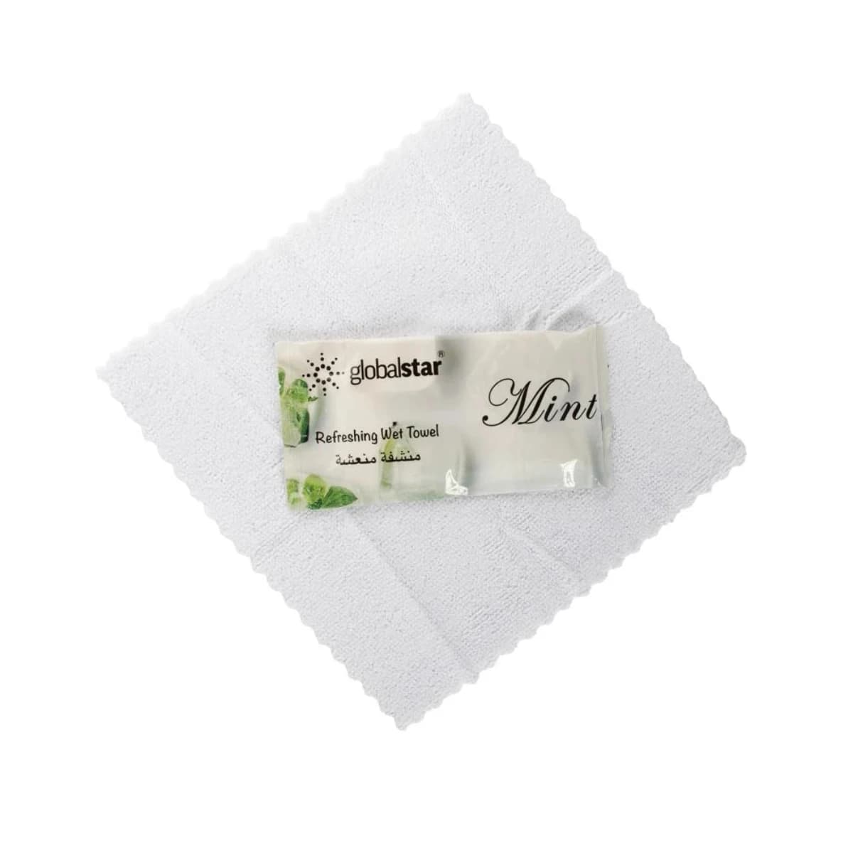 Global Star, Wet Face Towel Refreshing With Mint - 1 Pc (Larawan 1 ng 2)