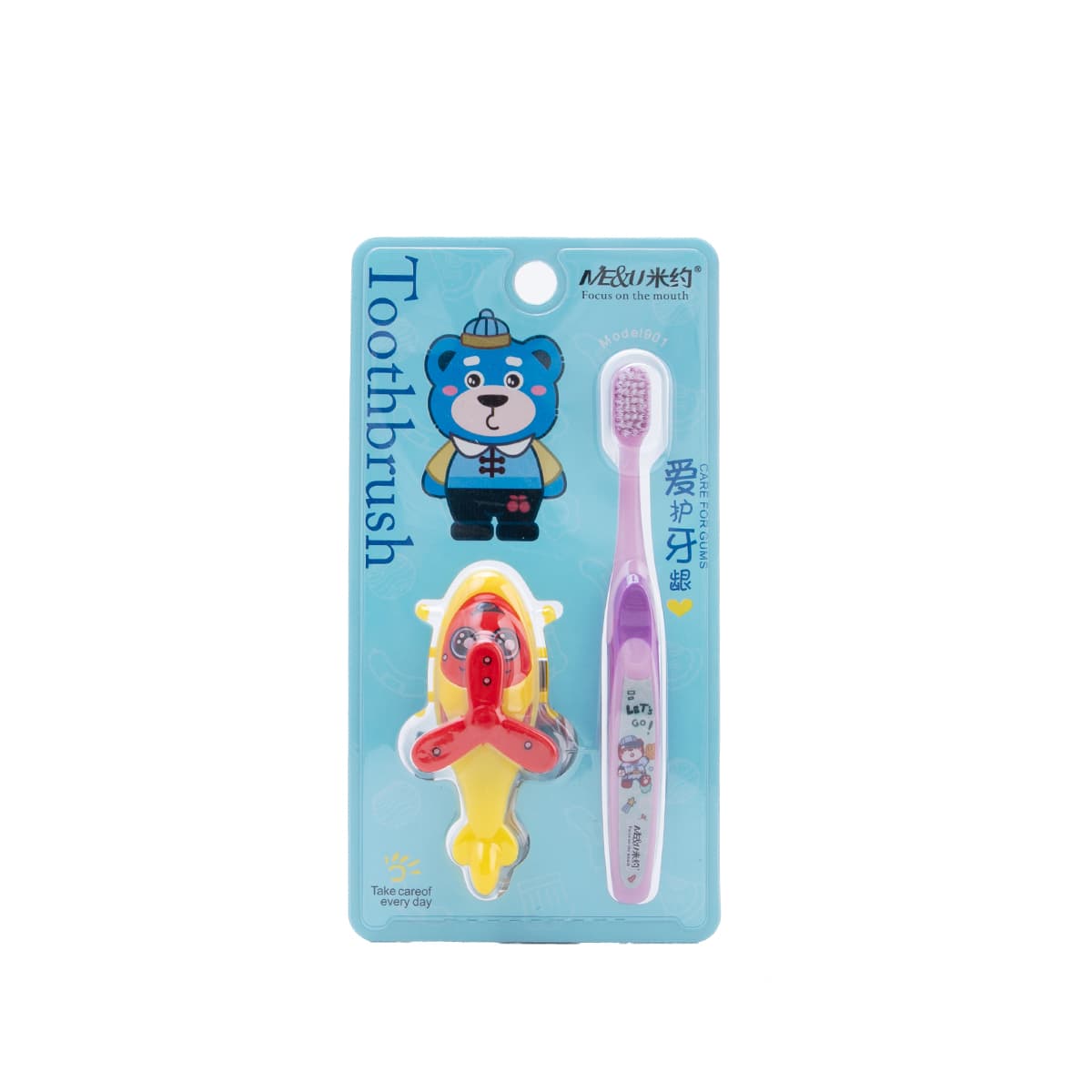 Radix, Kids Toothbrush With Plane - 1 Pc (Larawan 2 ng 2)