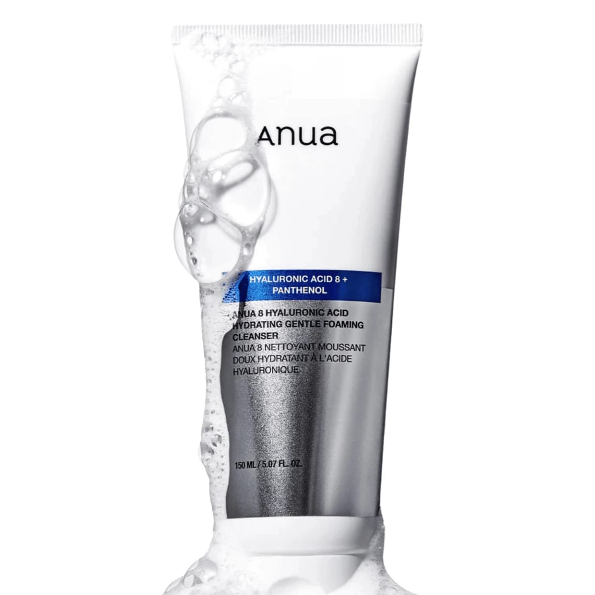 Anua, Foam Cleanser, With Hyaluronic & Panthenol - 150 Ml (Image 1 of 3)