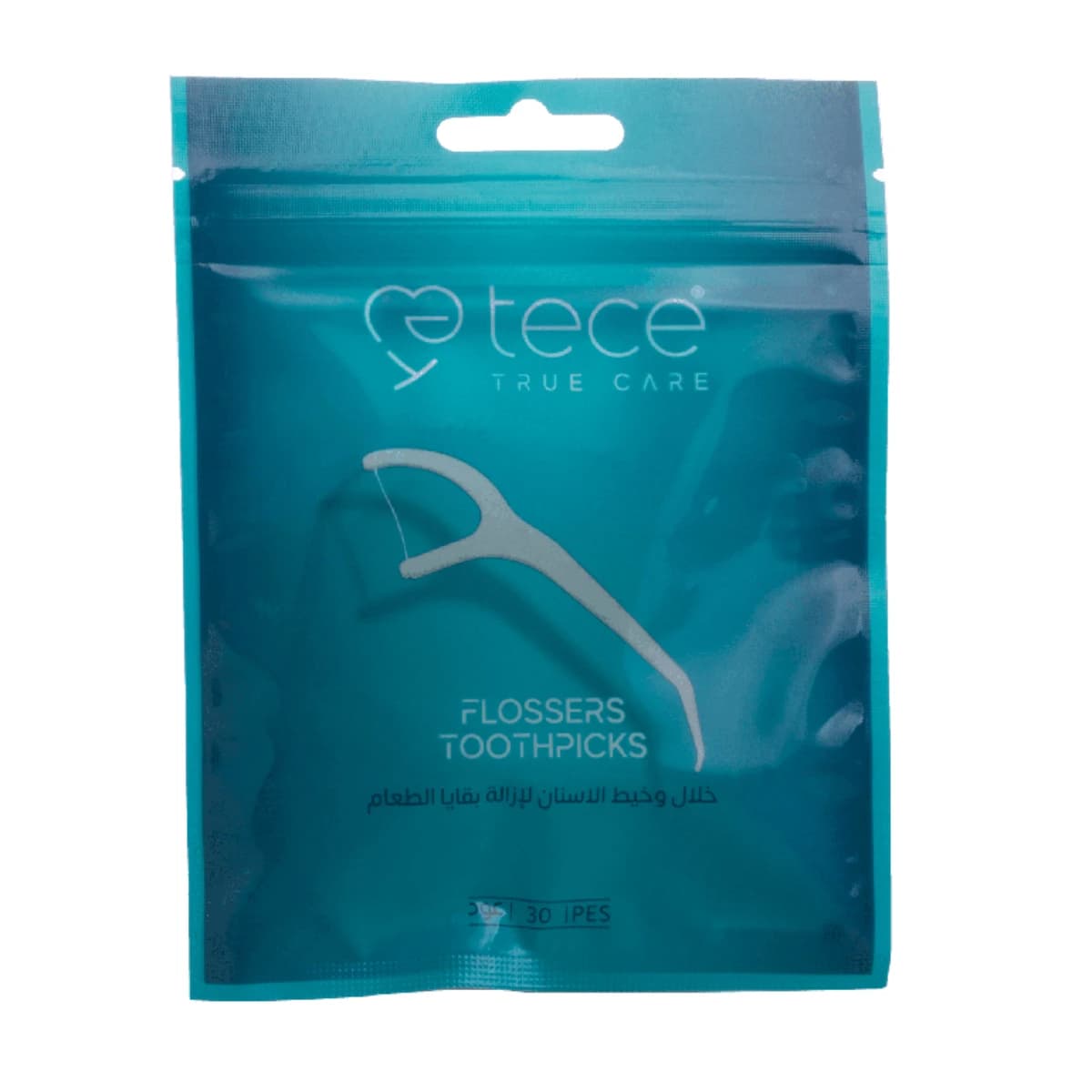 Tece, Flossers Toothpicks, Plastic, 2800 - 30 Pcs (Larawan 1 ng 1)