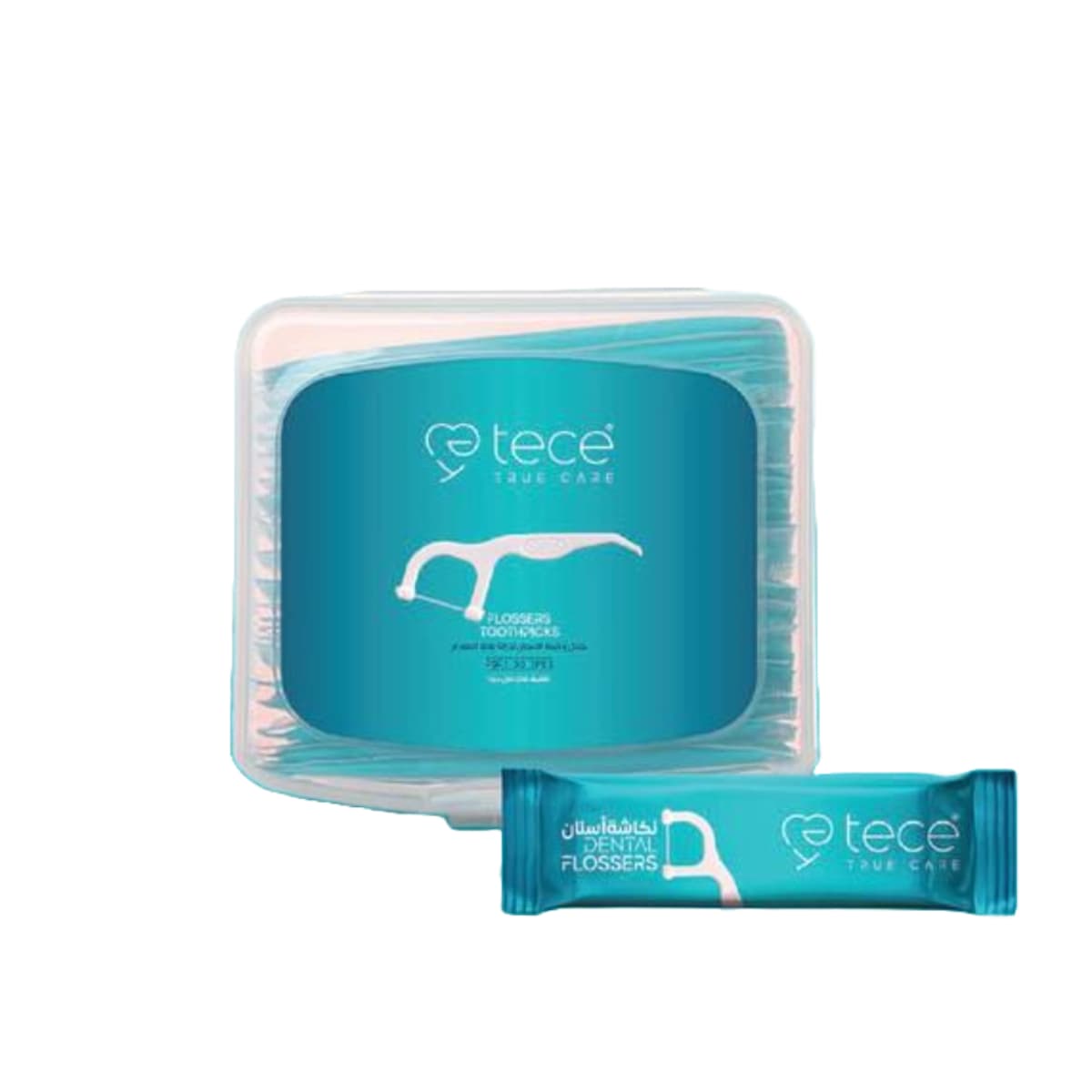 Tece, Flossers Toothpicks, Plastic, Covered, 2804 - 30 Pcs (Larawan 2 ng 2)