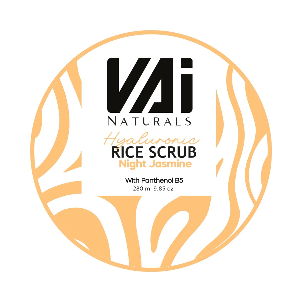 Vai, Rice Body Scrub, Hyaluronic at Jasmine - 280 Ml (Larawan 1 ng 3)