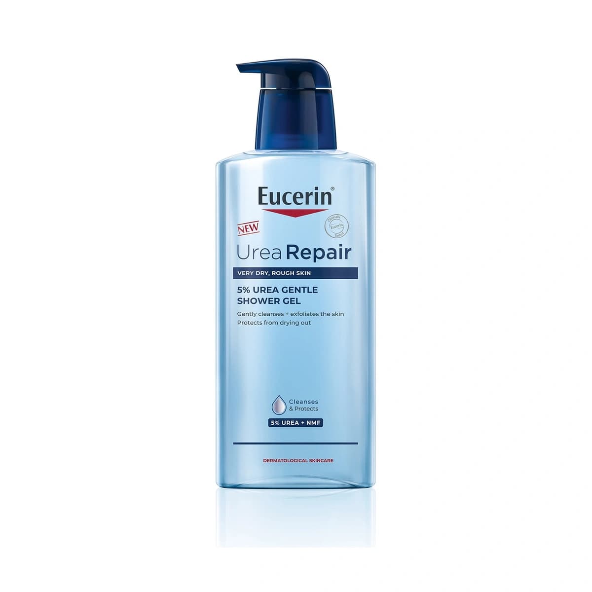 Eucerin, Shower Gel, 5% Urea, Skin Repair - 400 Ml (Larawan 2 ng 2)