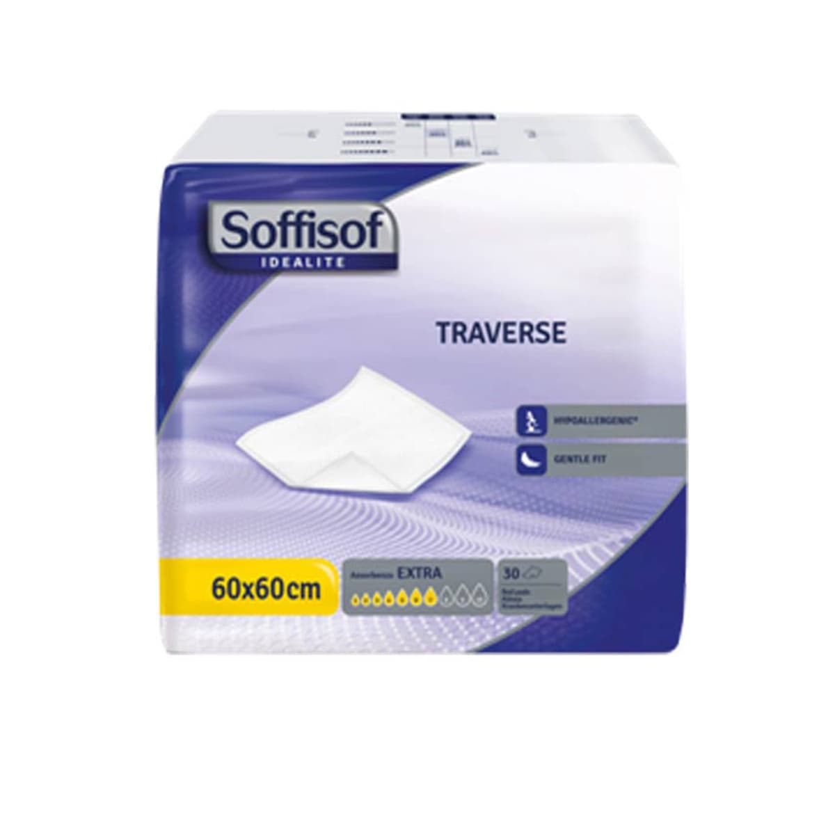 Soffisof, Bed Pads 60X60 Cm - 30 Pcs (Larawan 1 ng 1)