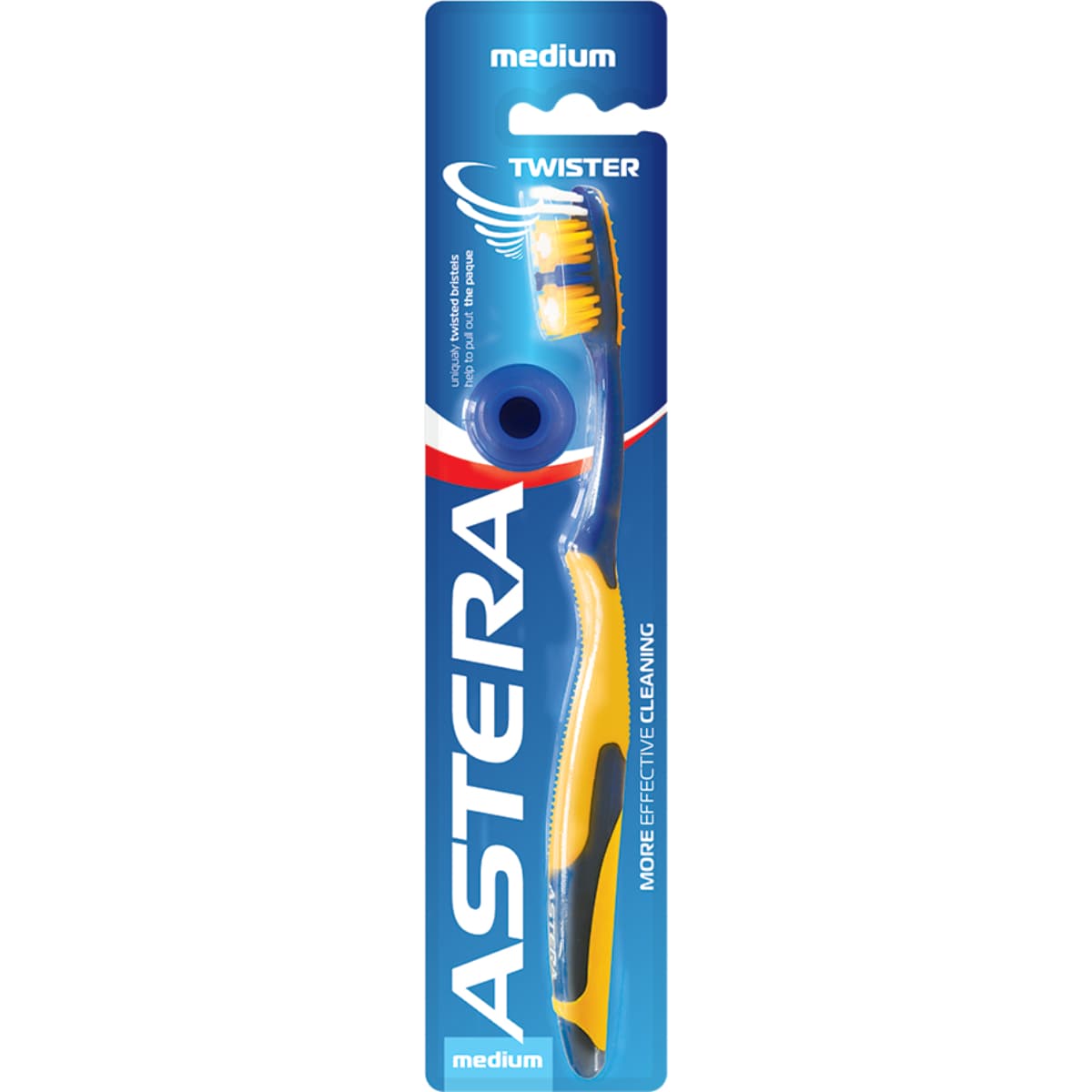 Astera, Toothbrush, Twister, Medium - 1 Pc (Larawan 1 ng 1)