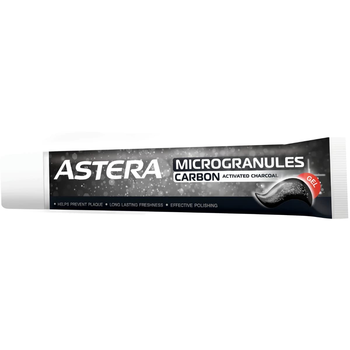 Astera, Toothpaste, Microgranules Carbon & Charcoal - 75 Ml (Larawan 1 ng 2)