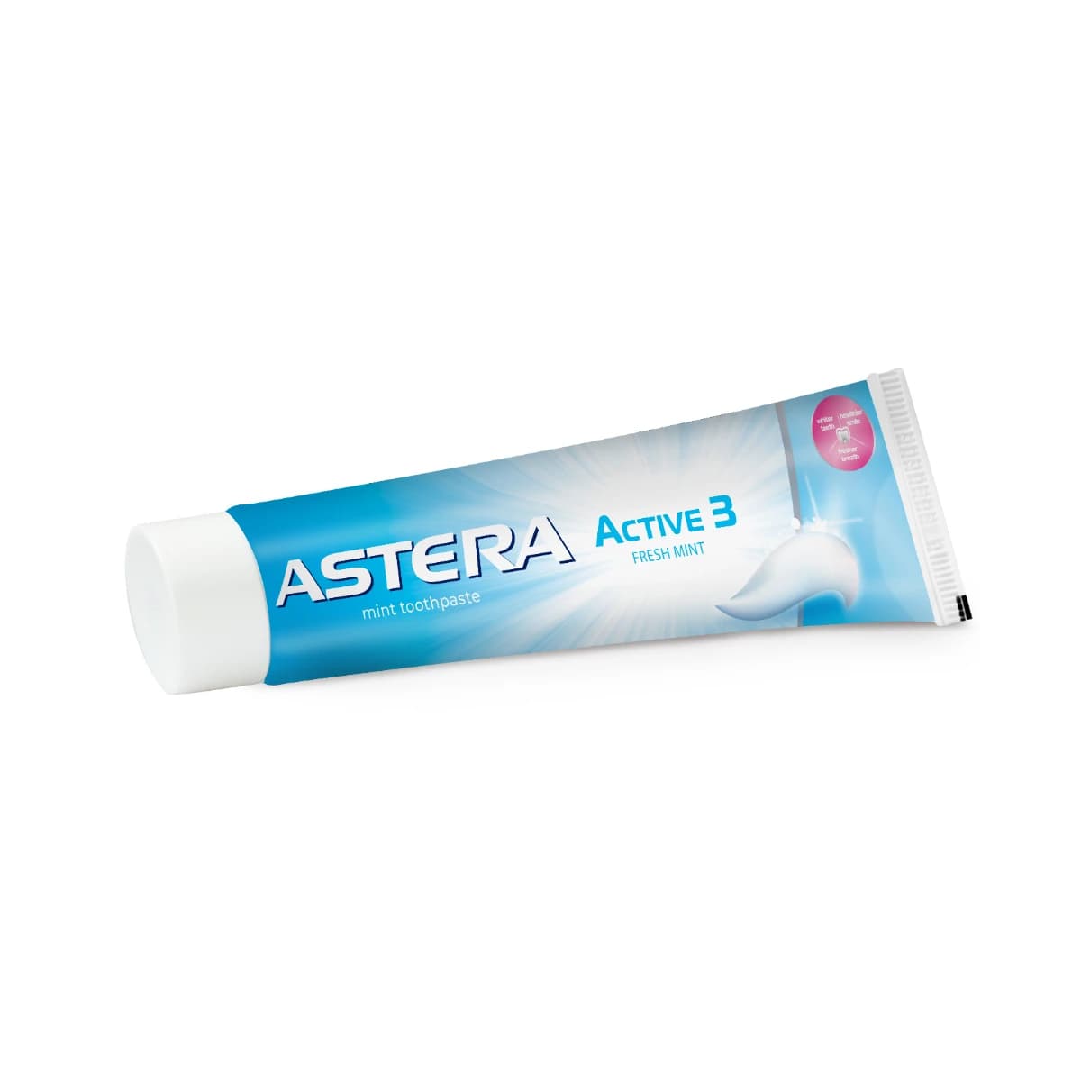 Astera, Toothpaste, Active 3, Fresh Mint - 110 Gm (Larawan 1 ng 2)