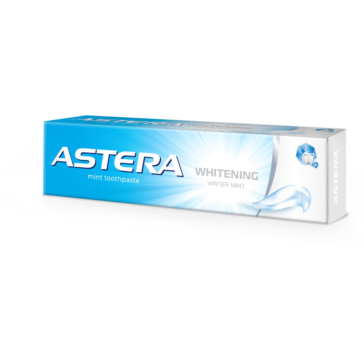 Astera, Toothpaste, Whitening, Winter Mint - 110 Gm (Larawan 2 ng 2)