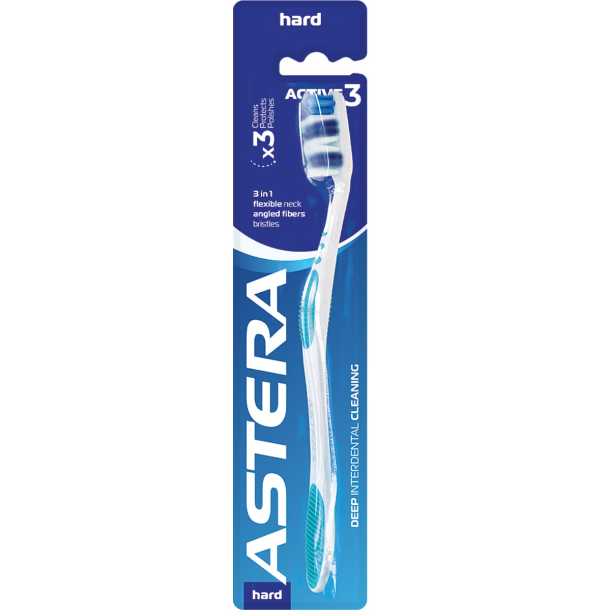 Astera, Toothbrush, Active 3, Hard - 1 Pc (Larawan 1 ng 1)