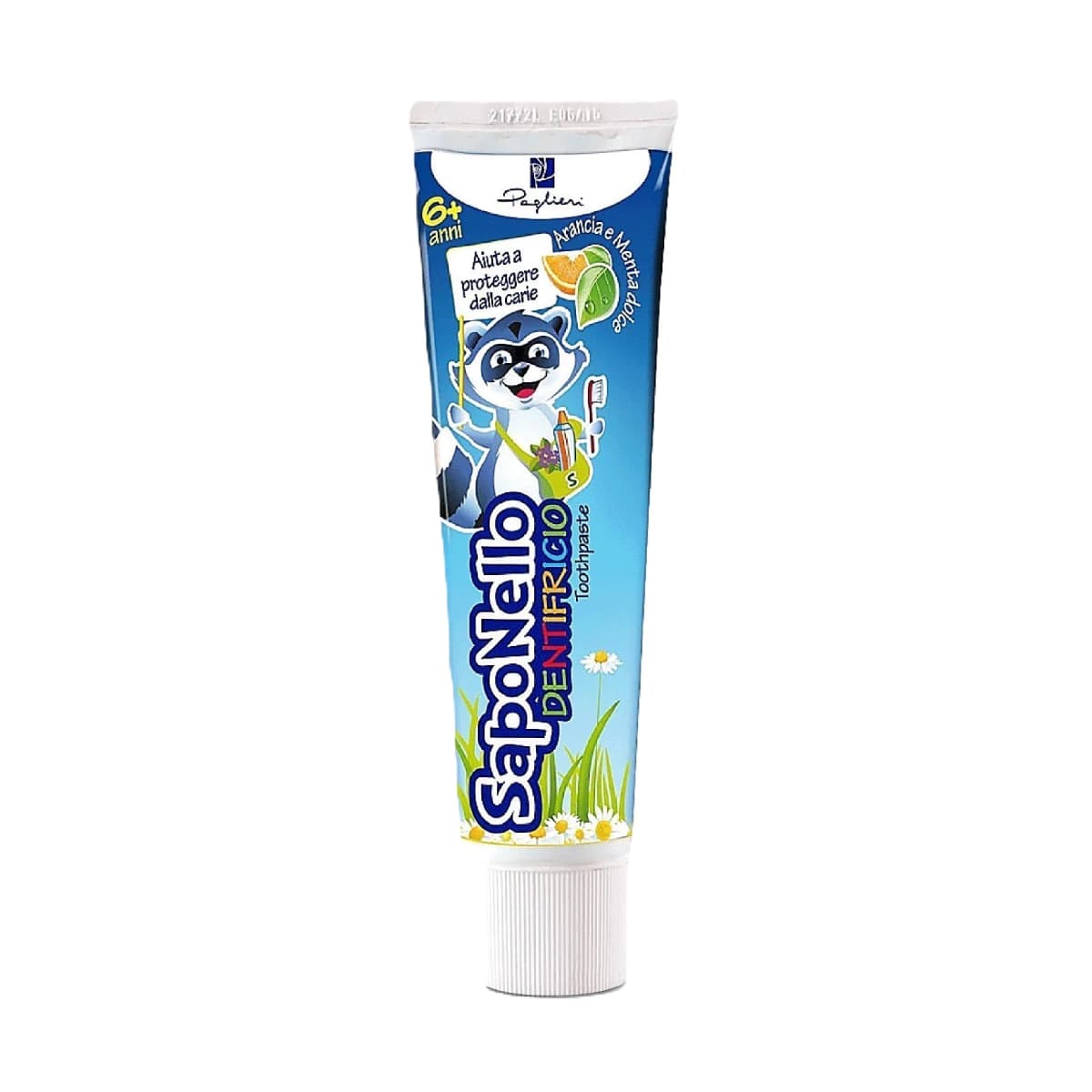 Saponello, Toothpaste +6 Years Mint - 75 Ml (Larawan 1 ng 1)