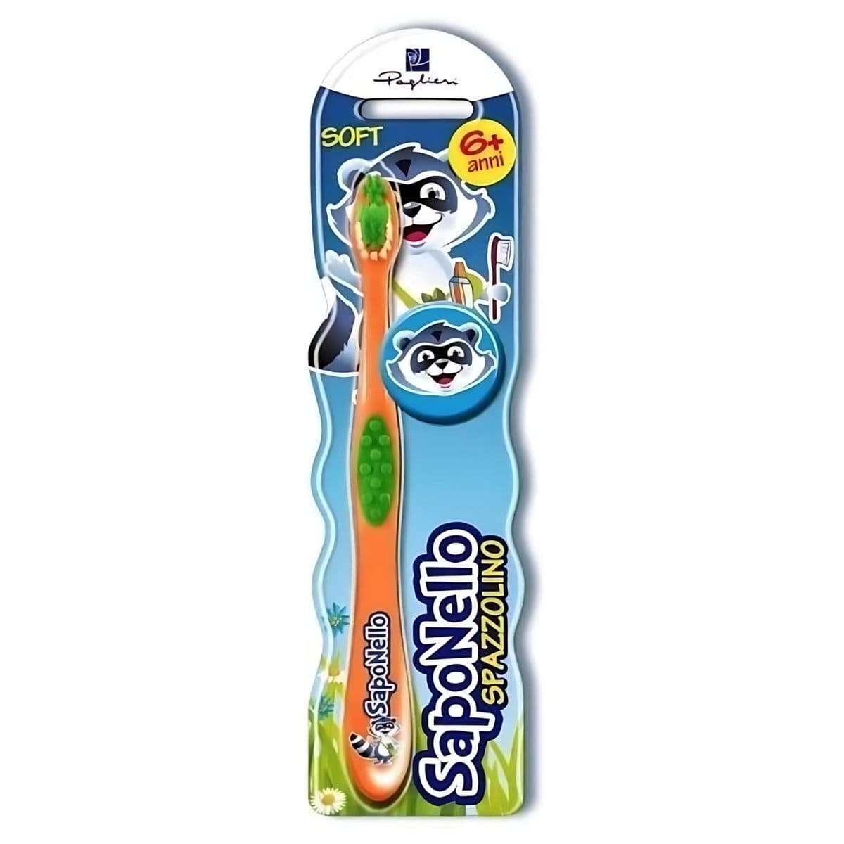 Saponello, Toothbrush +6 Years Soft - 1 Pc (Larawan 1 ng 1)