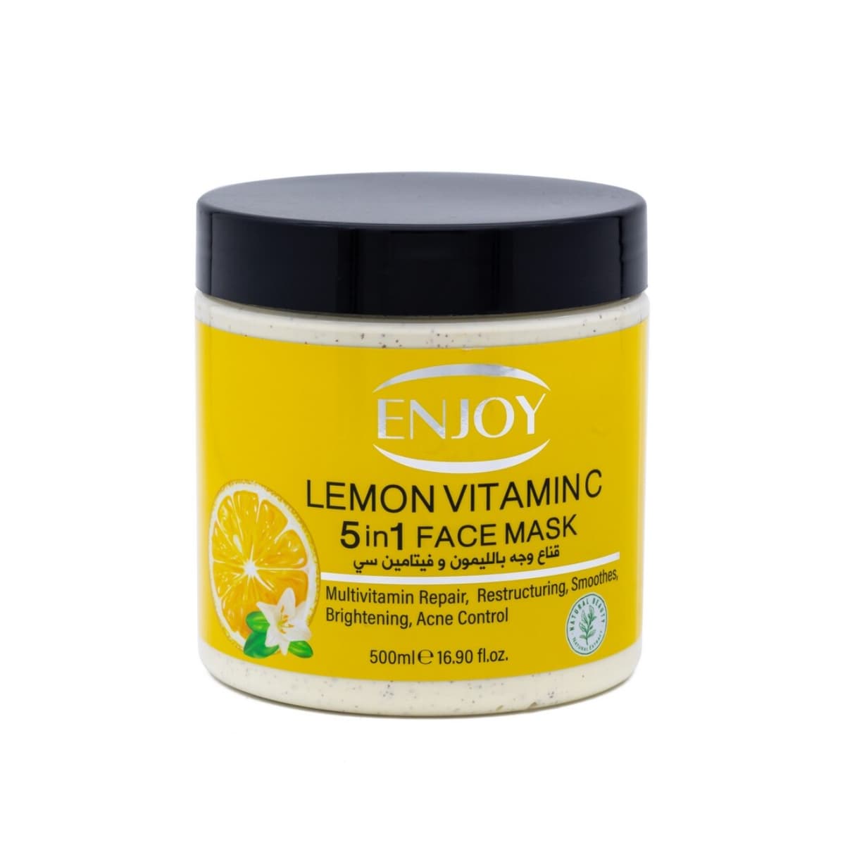 Enjoy, Face Mask, Lemon Vitamin C, 5X1 - 500 Ml (Image 2 of 2)