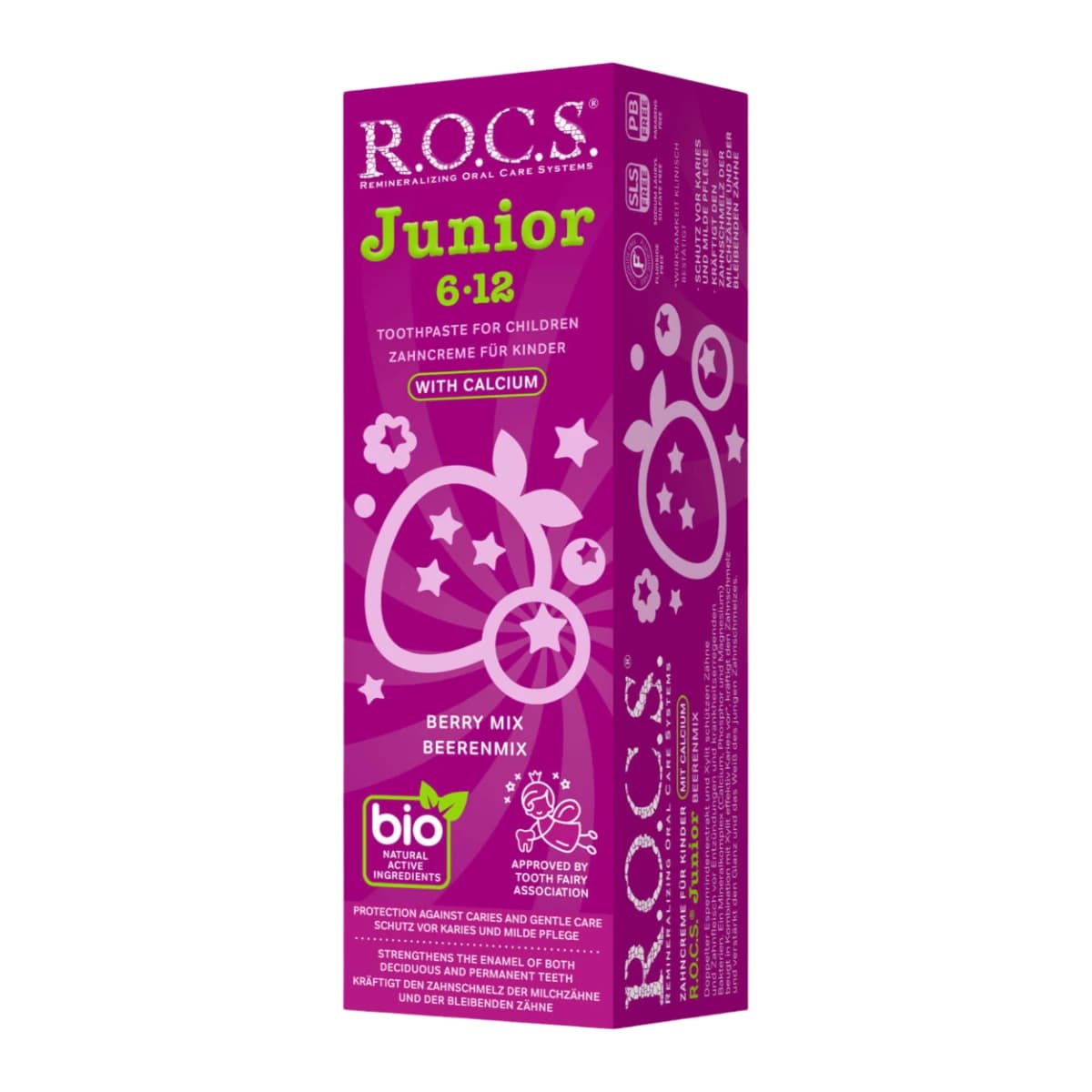 R.O.C.S, Toothpaste Junior Berry Mix, 6-12 Year - 45 Gm (Larawan 1 ng 2)