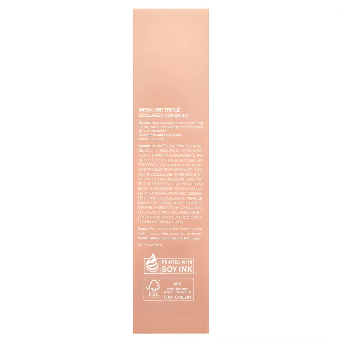 Medicube, Triple Collagen Toner, For Skin Elasticity - 140 Ml (Larawan 1 ng 2)