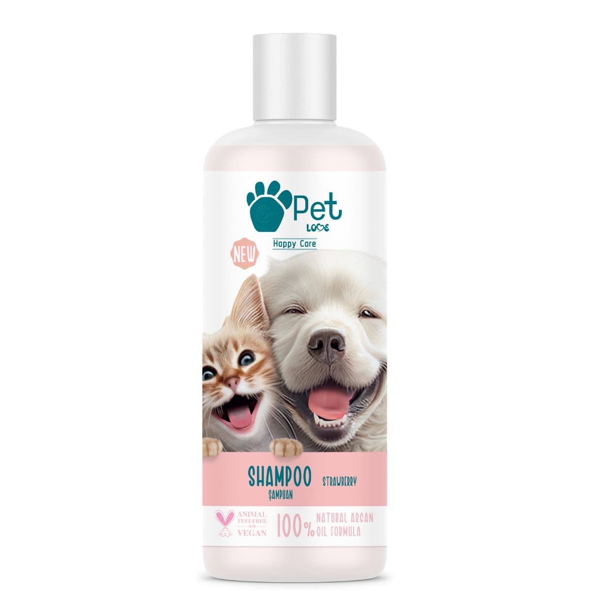 Pet Love, Pets Shampoo, Strawberry - 250 Ml (Image 2 of 2)