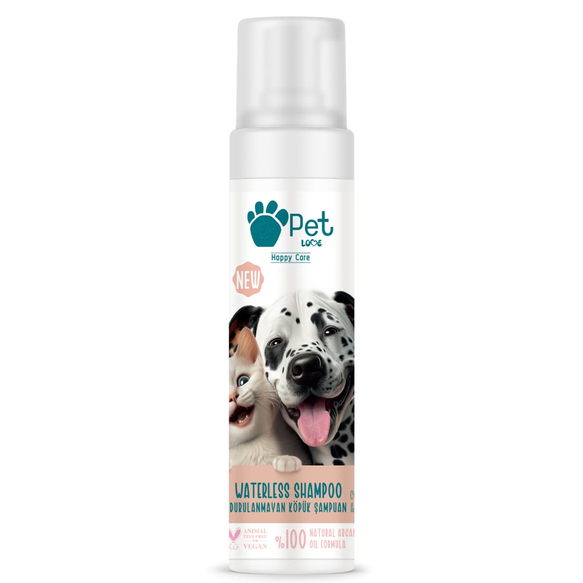 Pet Love, Waterless Shampoo, Cookies & Vanilla - 225 Ml (Image 2 of 2)