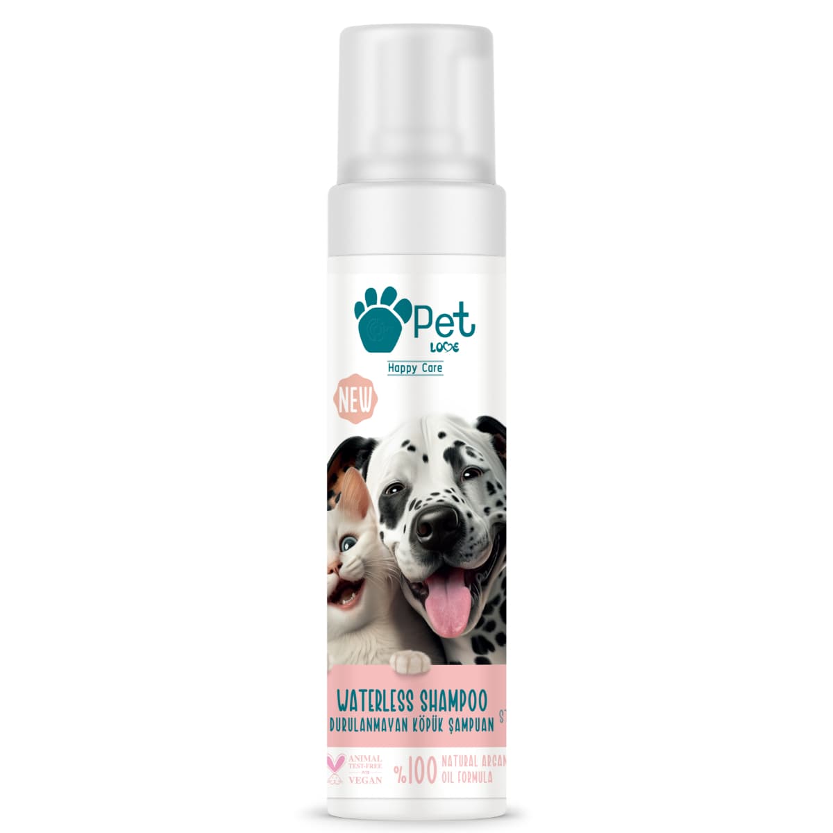 Pet Love, Waterless Shampoo, Strawberry - 225 Ml (Image 2 of 2)