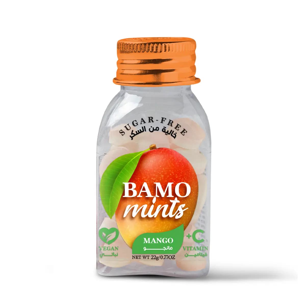 Bamo Mints Refreshing Mango Candy With Vitamin C 22 Gm (Larawan 3 ng 3)