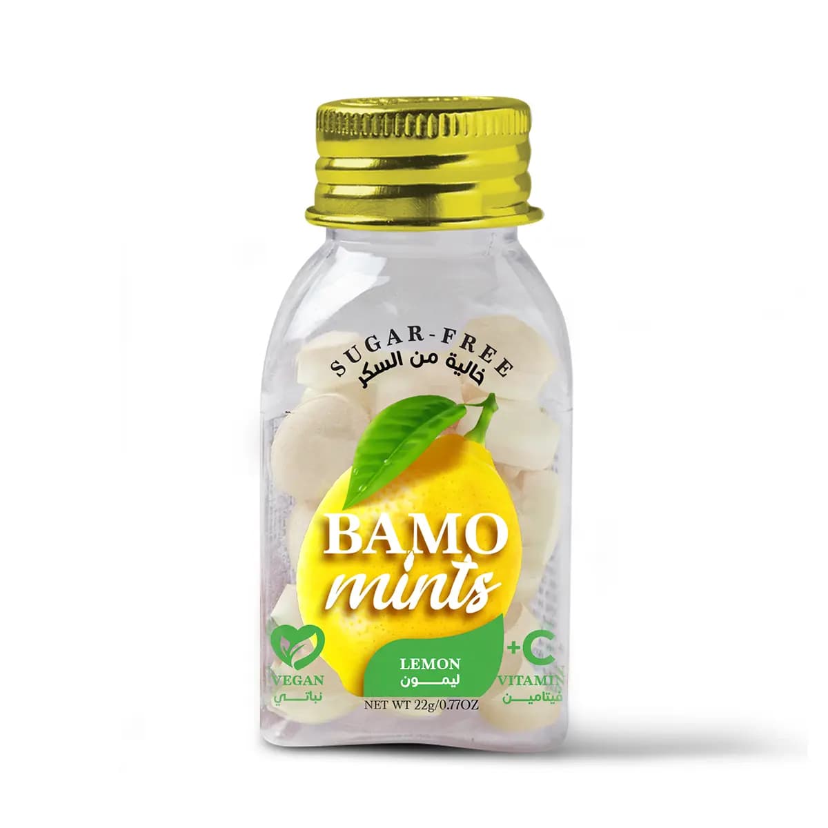Bamo Mints Refreshing Lemon Candy With Vitamin C 22 Gm (Larawan 3 ng 3)