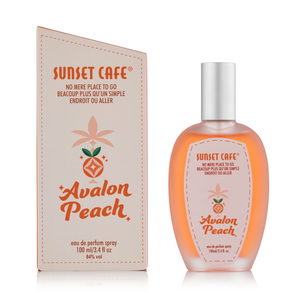Sunset Cafe, Perfume, Avalon Peach - 100 Ml (Larawan 2 ng 2)
