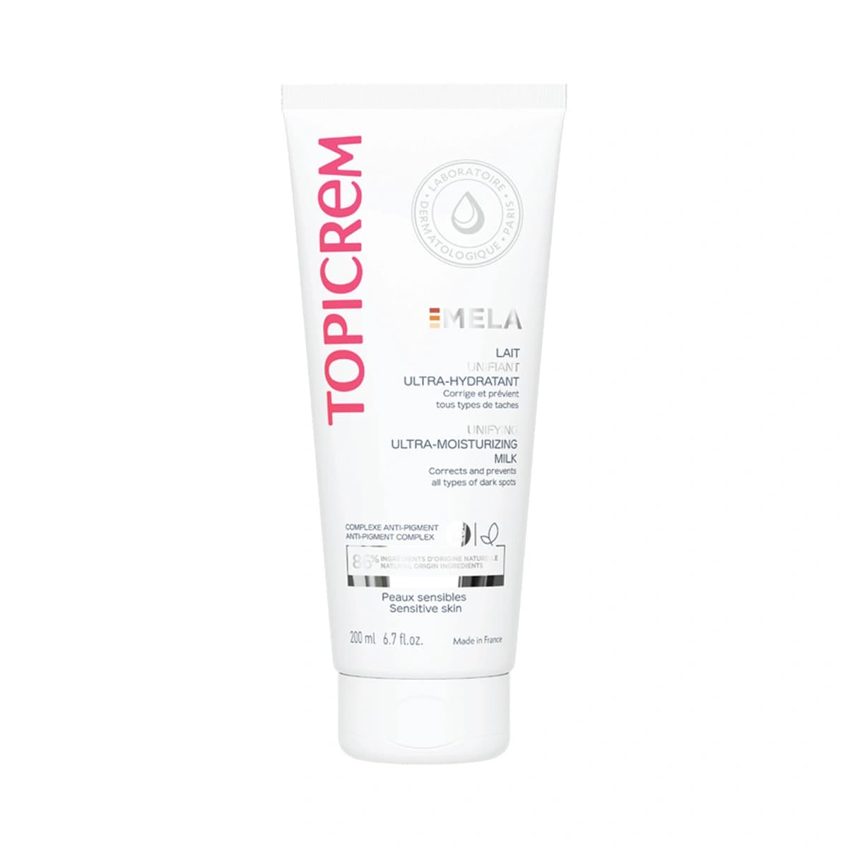 Topicrem, Mela Anti-Dark Spot Unifying Ultra-Moisturizing Milk - 200 Ml (Larawan 1 ng 1)