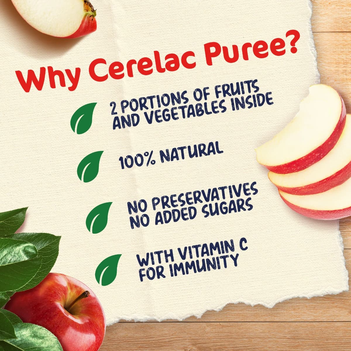 Cerelac, Puree Apple From 6 Months - 90 Gm (Image 3 of 5)