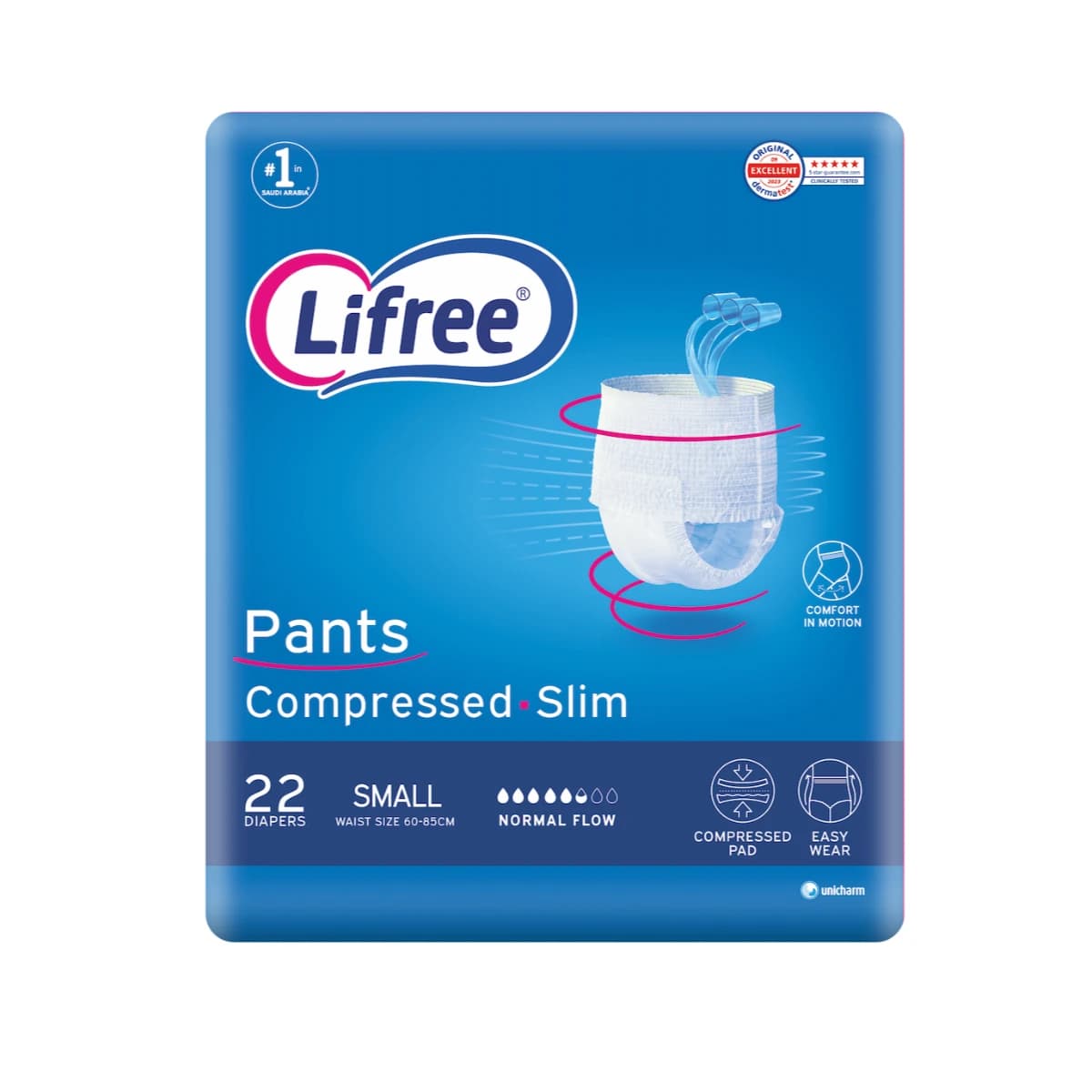 Lifree, Adult Diapers Slim Compressed Small - 22 Pcs (Image 1 of 1)