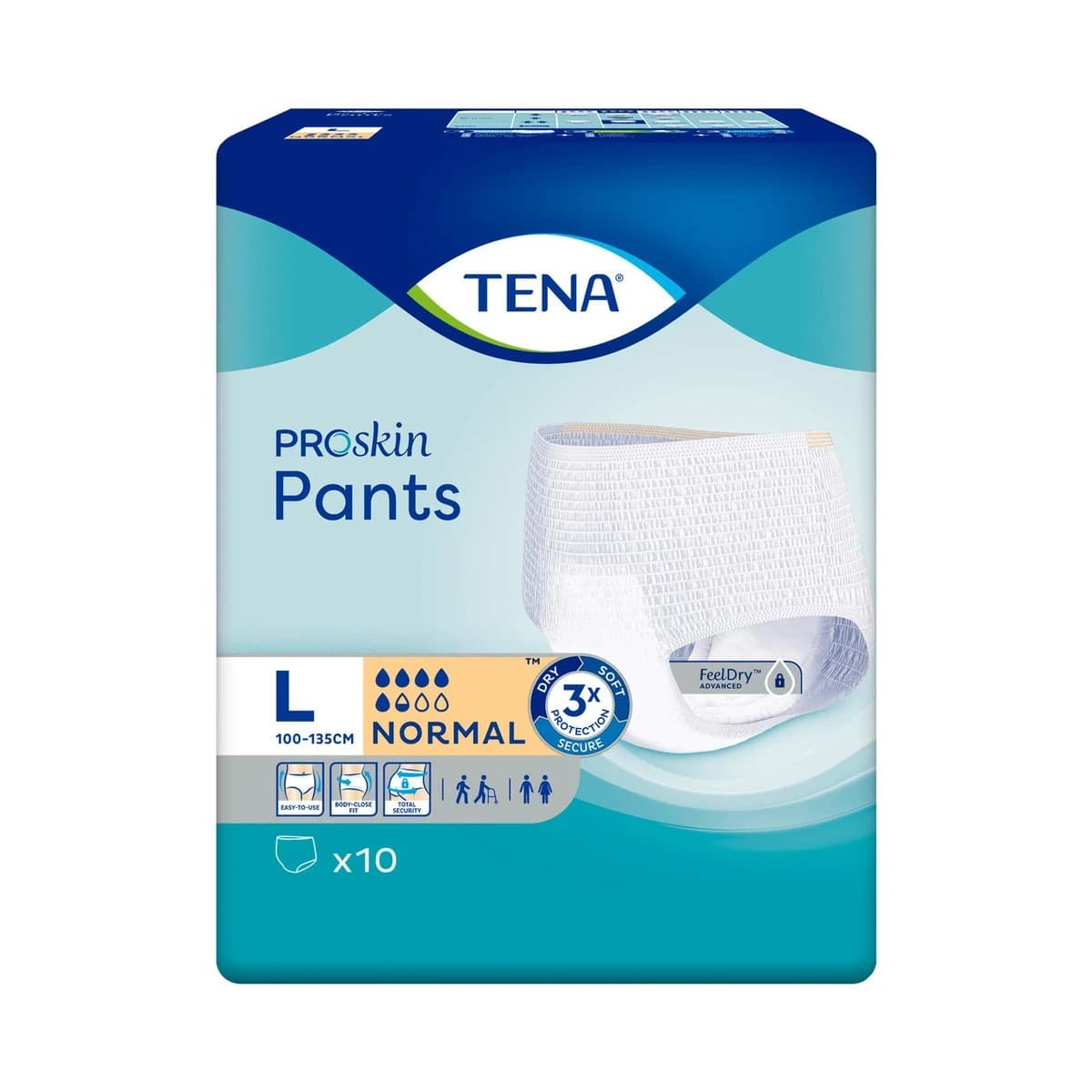 Tena, Adult Pants Normal Large - 10 Pcs (Larawan 1 ng 1)