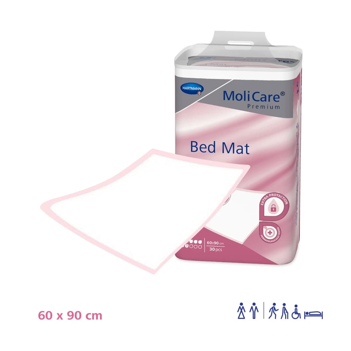Molicare, Premium, Bed Disposable Underpad 60 in 90Cm - 30 Pcs (Larawan 2 ng 3)