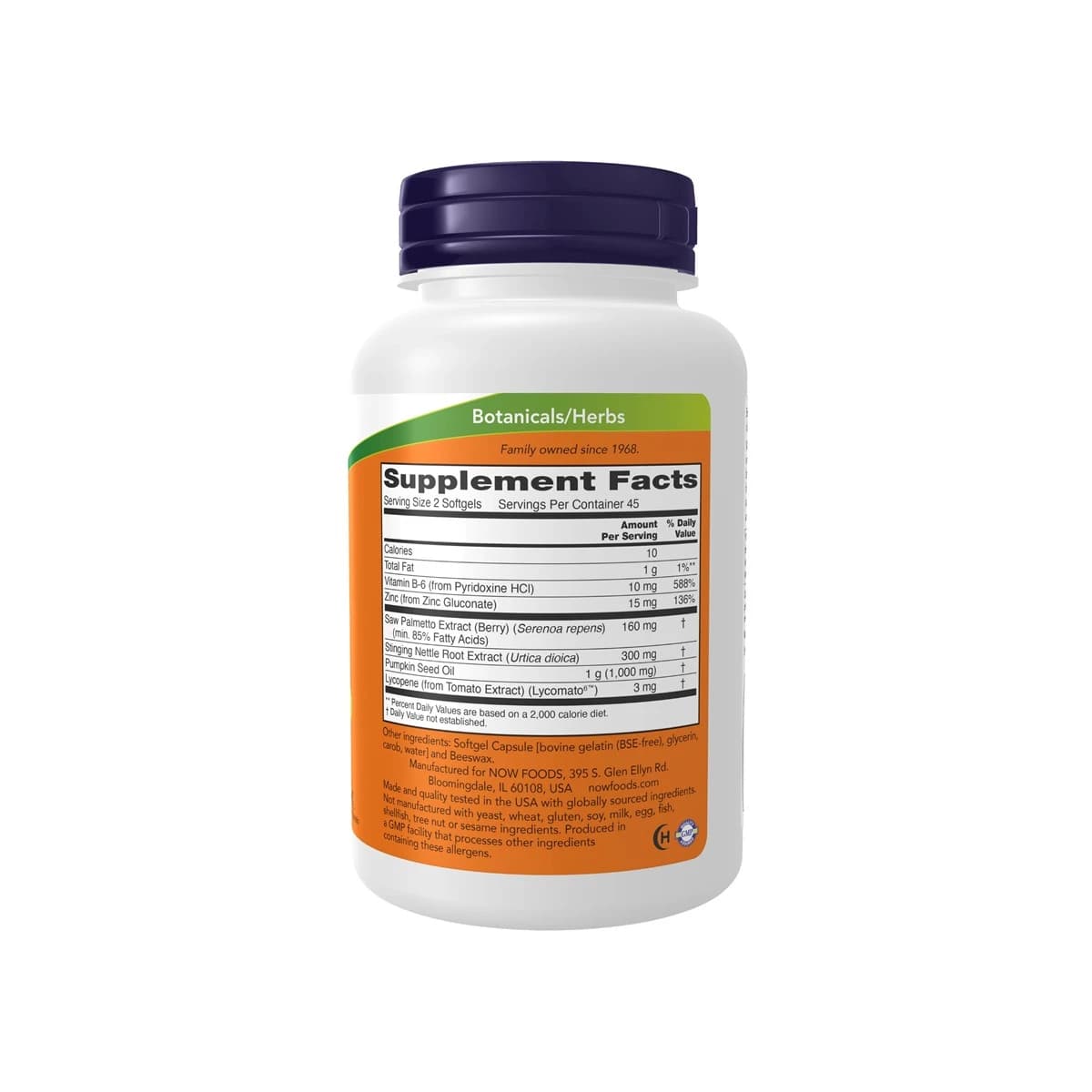 Now, Prostate Support, Support Prostate Health - 90 Capsules (Image 1 of 3)